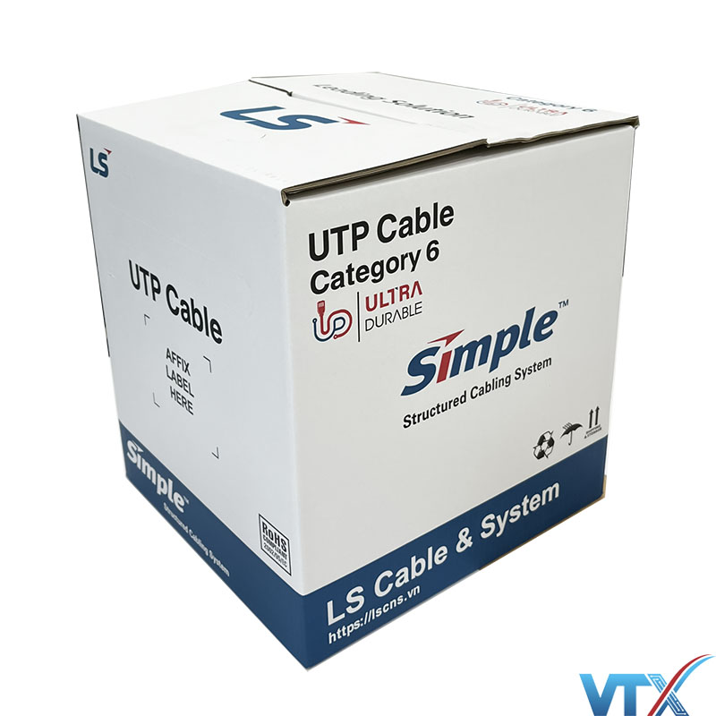 Cáp mạng LS Cat6 UTP Ultra Durable
