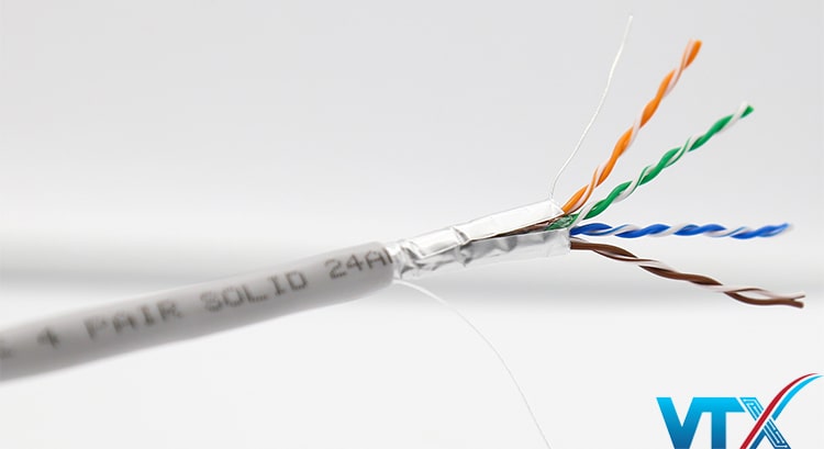 Cấu tạo cáp mạng Alantek FTP Cat5e