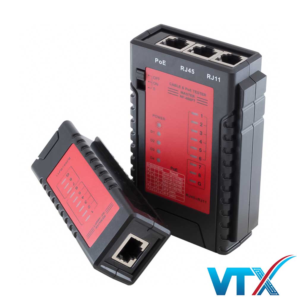Máy test mạng cho switch PoE Noyafa NF468PT