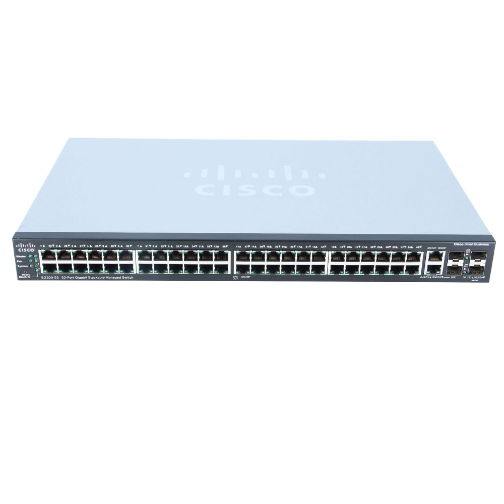 Switch chia mạng Cisco 48Port 101001000Mbps - SG500-52-K9-G5 (2)
