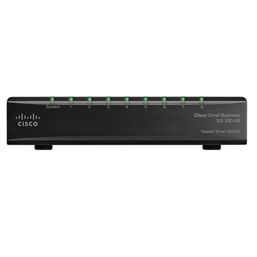 Switch chia mạng Cisco 8Port 101001000Mbps – Cisco SG200-08 (1)