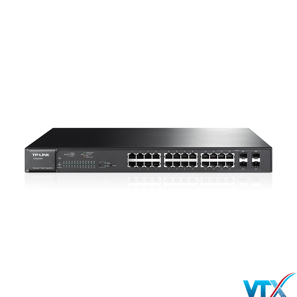 Switch PoE TP-LINK TL-SG2424P 24 Port 10/100/1000Mbps