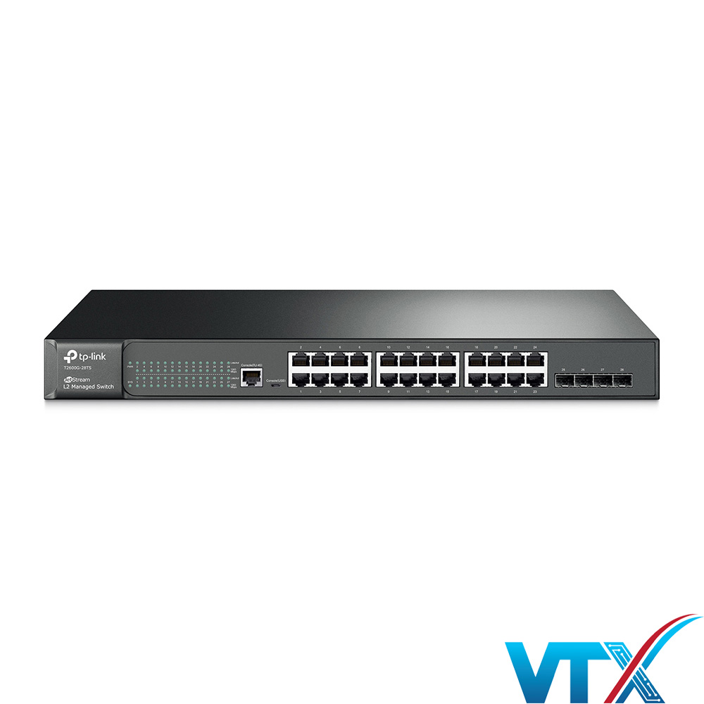 Switch chia mạng TP-LINK 24 Port T1600G-28TS (TL-SG2424) (2)