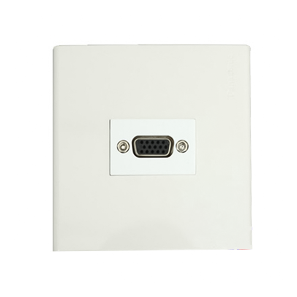 Bộ wall plate VGA 1 cổng hình vuông