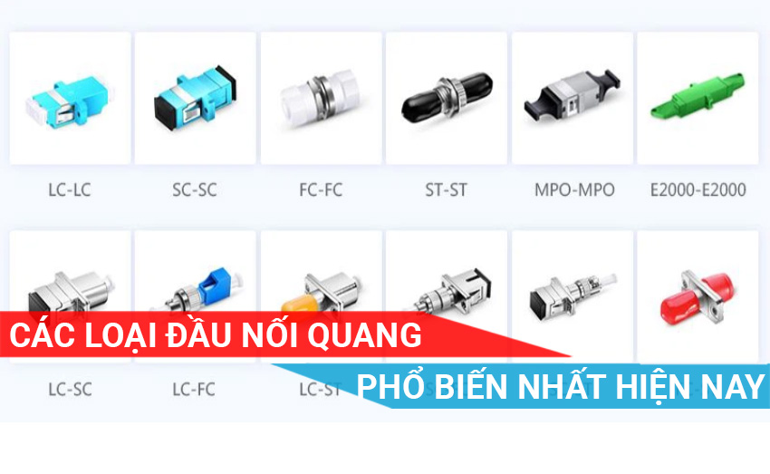 Các loại đầu nối cáp quang phổ biến hiện nay ava