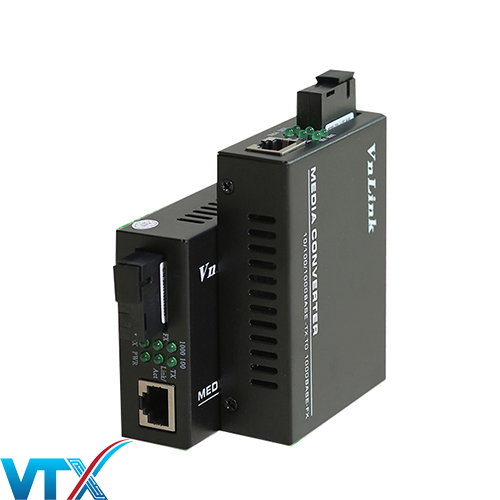 Converter singlemode VNLink 6413AB tốc độ 10/100/1000