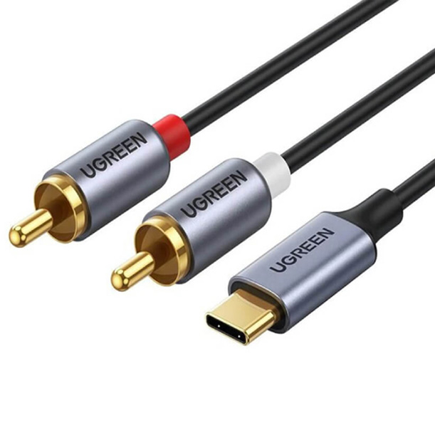 Cáp chuyển đổi USB Type C sang RCA dài 1m Ugreen 30734