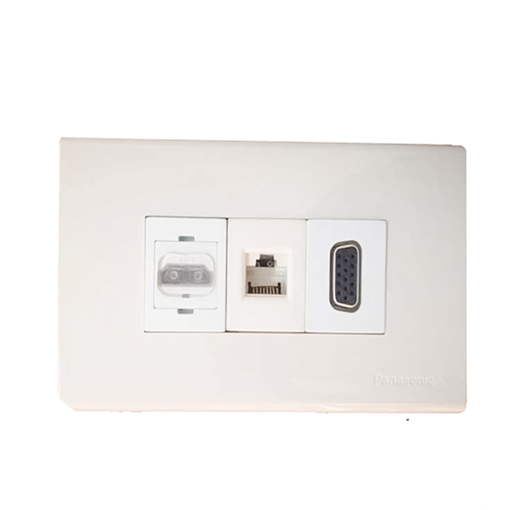Ổ cắm âm sàn VGA+ HDMI + LAN cao cấp