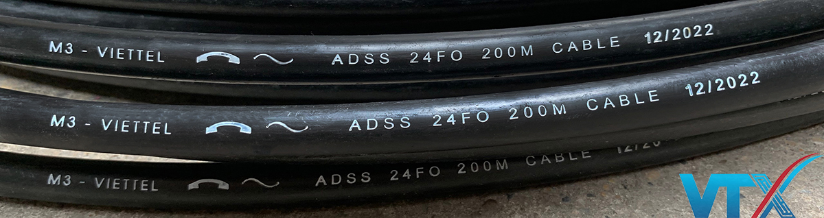 Cáp quang treo ADSS 24FO KV 200