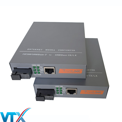 Bộ chuyển đổi quang điện 1 sợi Netlink HTB-4100AB