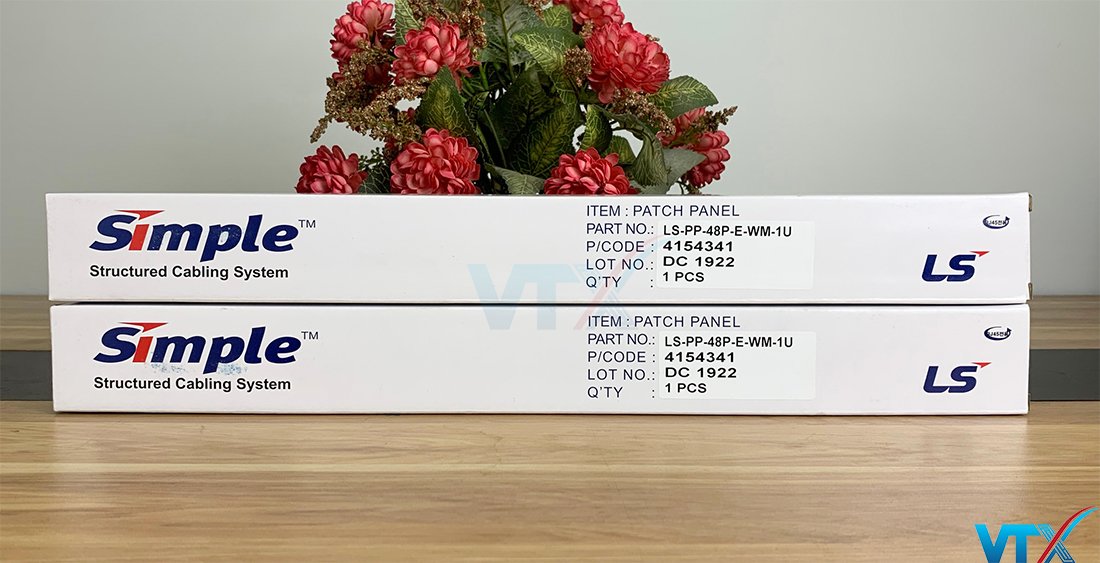 Patch panel LS Cat6 48 port