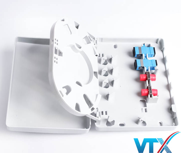 Hộp phối quang ODF 4FO đầy đủ phụ kiện