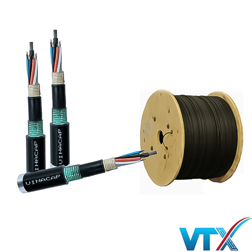 Cáp quang cống kim loại 24FO