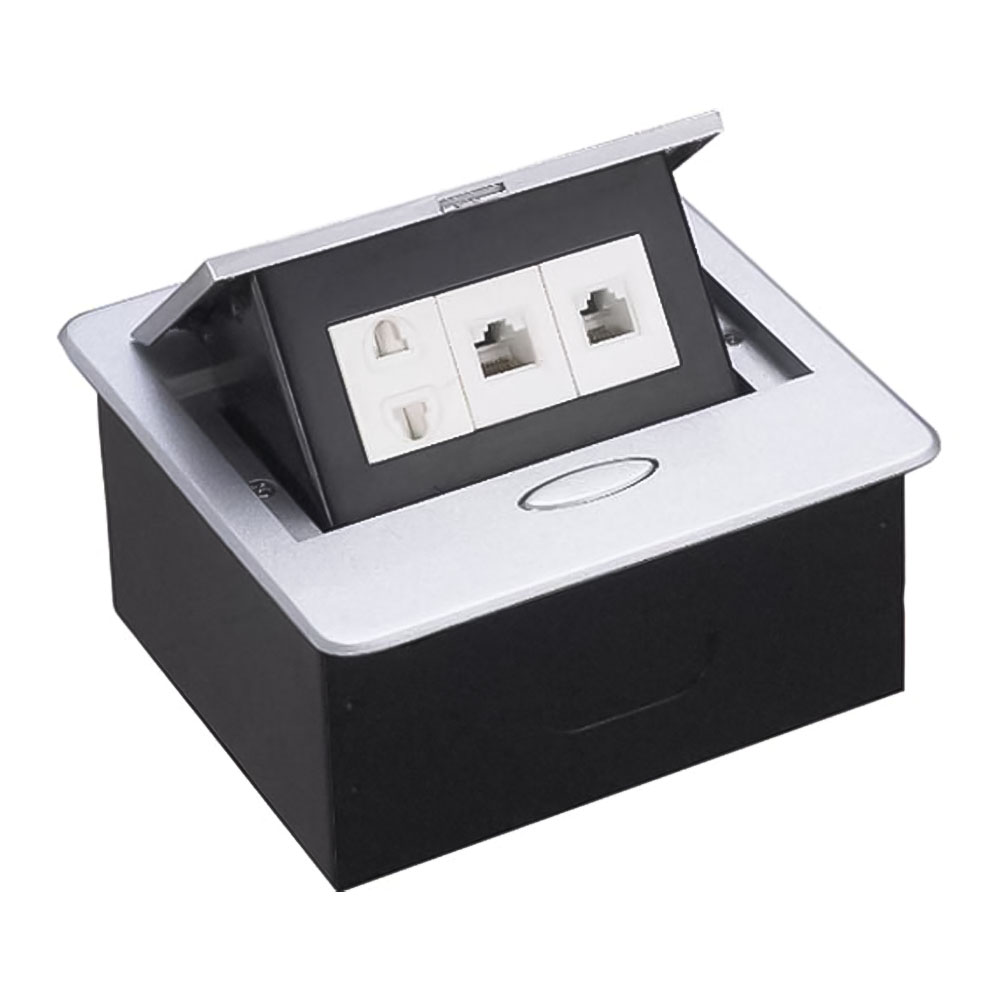 Hộp cắm điện âm bàn Sino Amigo STS-201H_1