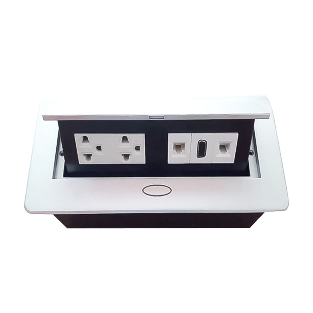 Hộp ổ cắm âm bàn Sino Amigo STS-201U chính hãng_1