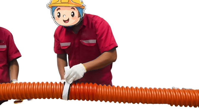 dùng băng keo cao su lưu hóa cuốn