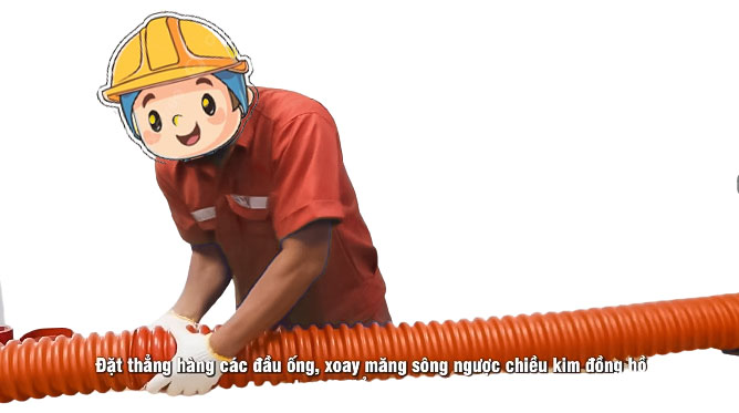 xoáy ngược măng xông theo chiều ngược kim đồng hồ