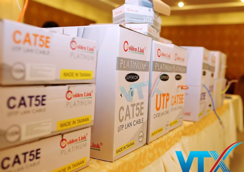 Viễn Thông Xanh cung cáp Cáp mạng chính hãng từ Golden Link