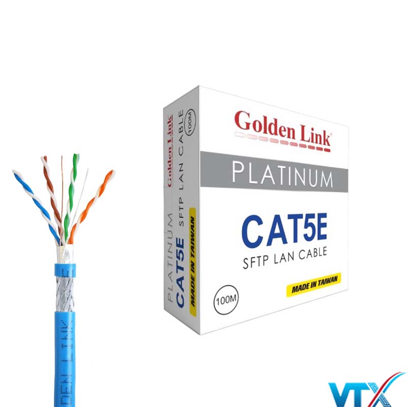 Cáp mạng Golden Link Cat5e SFTP 100m