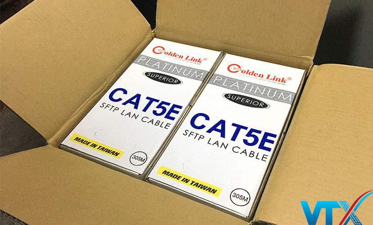 Cáp mạng Golden Link SFTP CAT5E Platinum