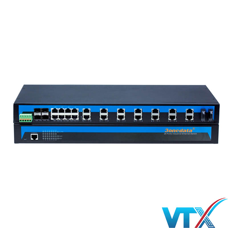 Switch chia mạng công nghiệp 3Onedata IES1028-4GS-2F