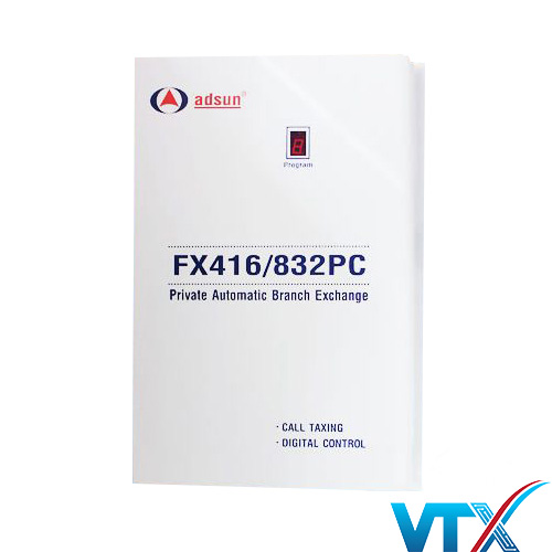 Tổng đài điện thoại 4 trung kế, 16 máy nhánh ADSUN FX 416PC