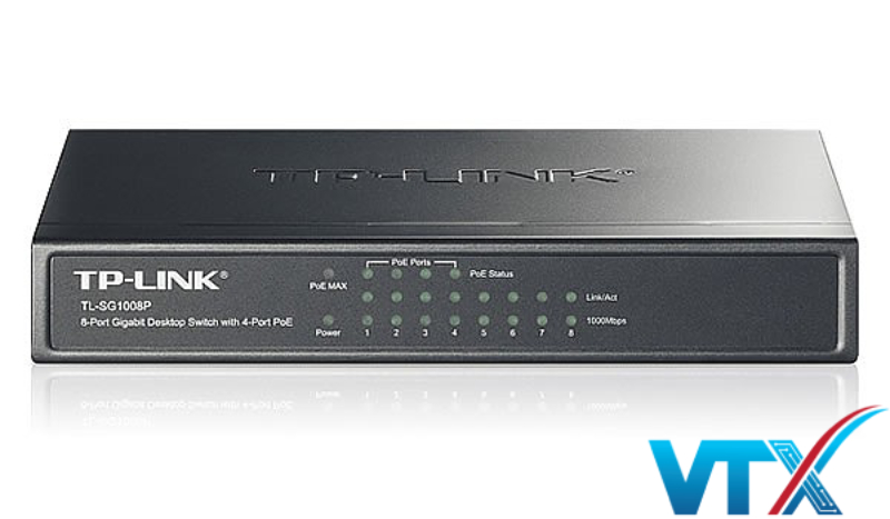 Switch chia mạng TP-Link TL-SF1008P 4 cổng PoE