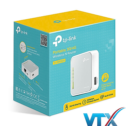 Router Wifi TP-Link TL-MR3020 di động chuẩn N 3G_4G