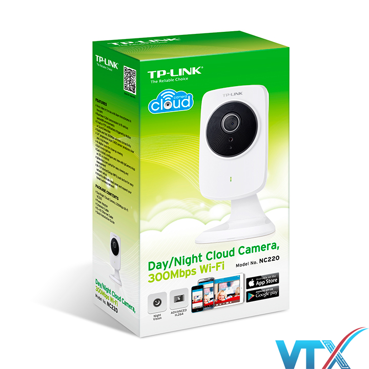 Camera Cloud Wi-Fi TP-Link NC220 300Mbps