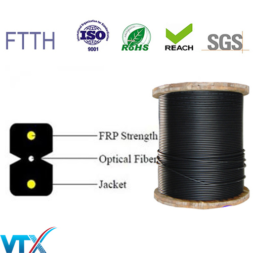 Cáp quang 1FO bọc chặt FTTH - 1FO
