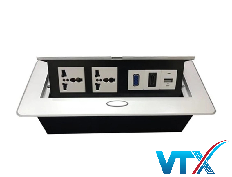 Hộp ổ cắm âm bàn Sino Amigo STS-201A