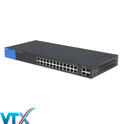 Switch chia mạng PoE Linksys LGS326P