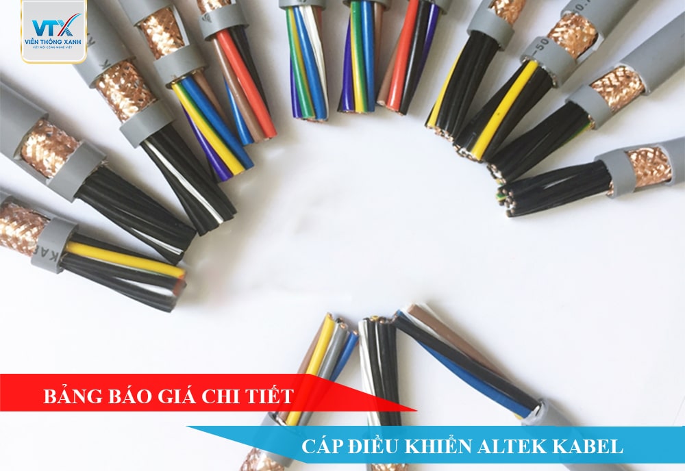 Bảng giá cáp điều khiển Altek Kabel mới nhất và chi tiết nhất