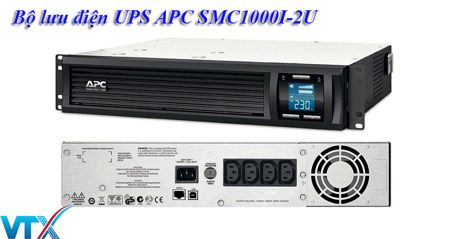 Bộ lưu điện UPS APC SMC1000I-2U