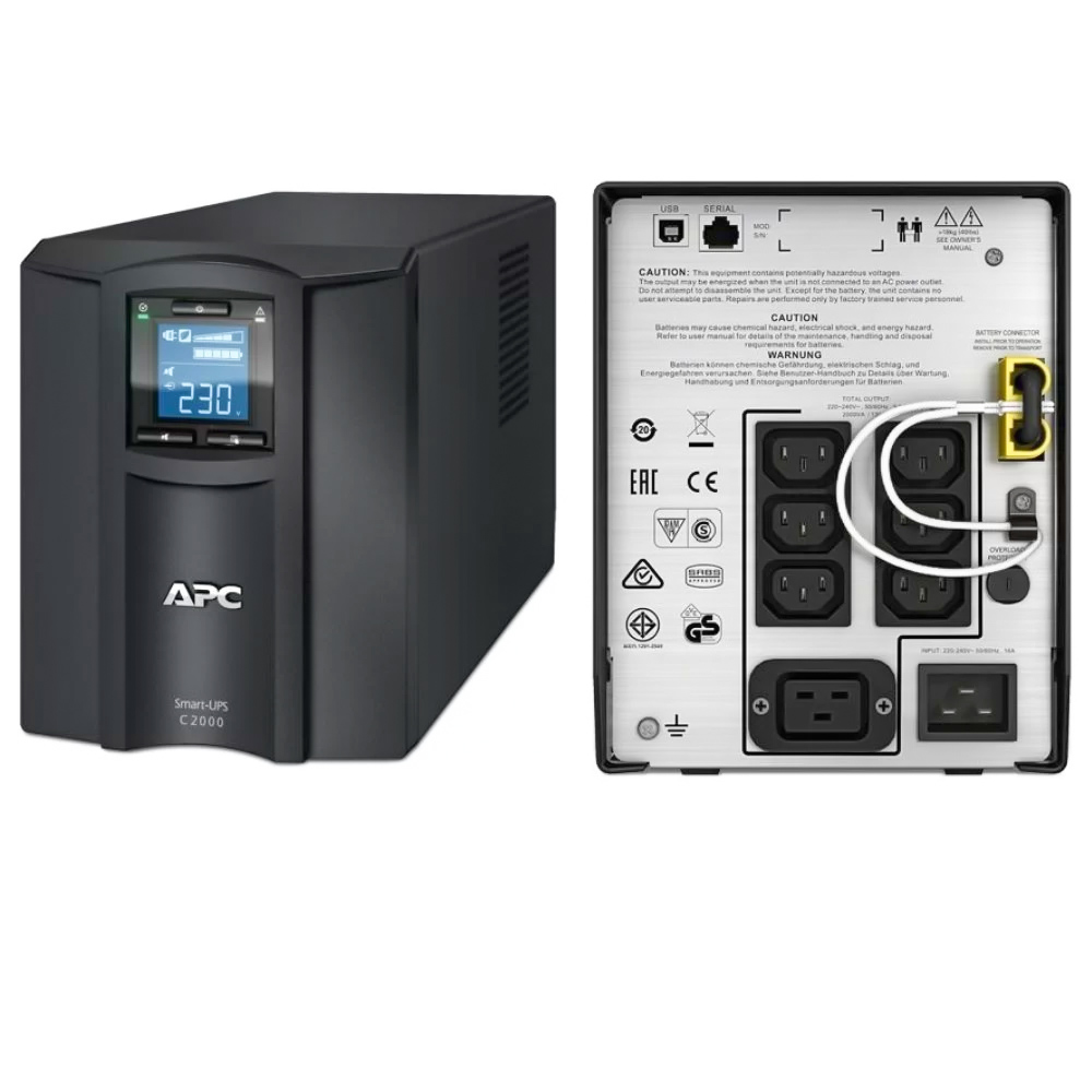 Bộ lưu điện UPS APC SMC2000I 2KVA LCD 230V