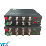 Video HD Converter quang 8 kênh HDTec + RS485