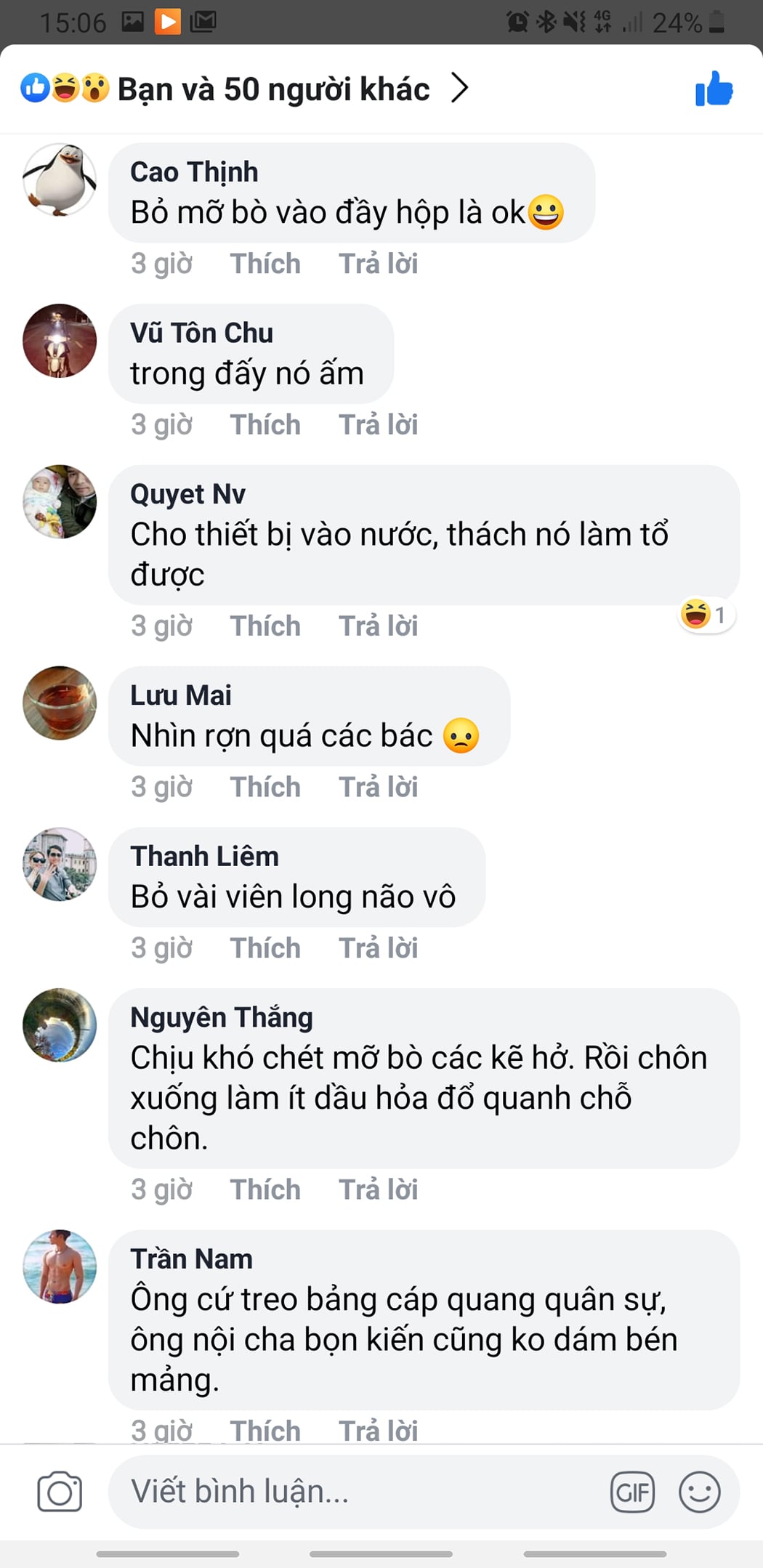 Trường hợp hy hữu khi sử dụng Măng xông quang
