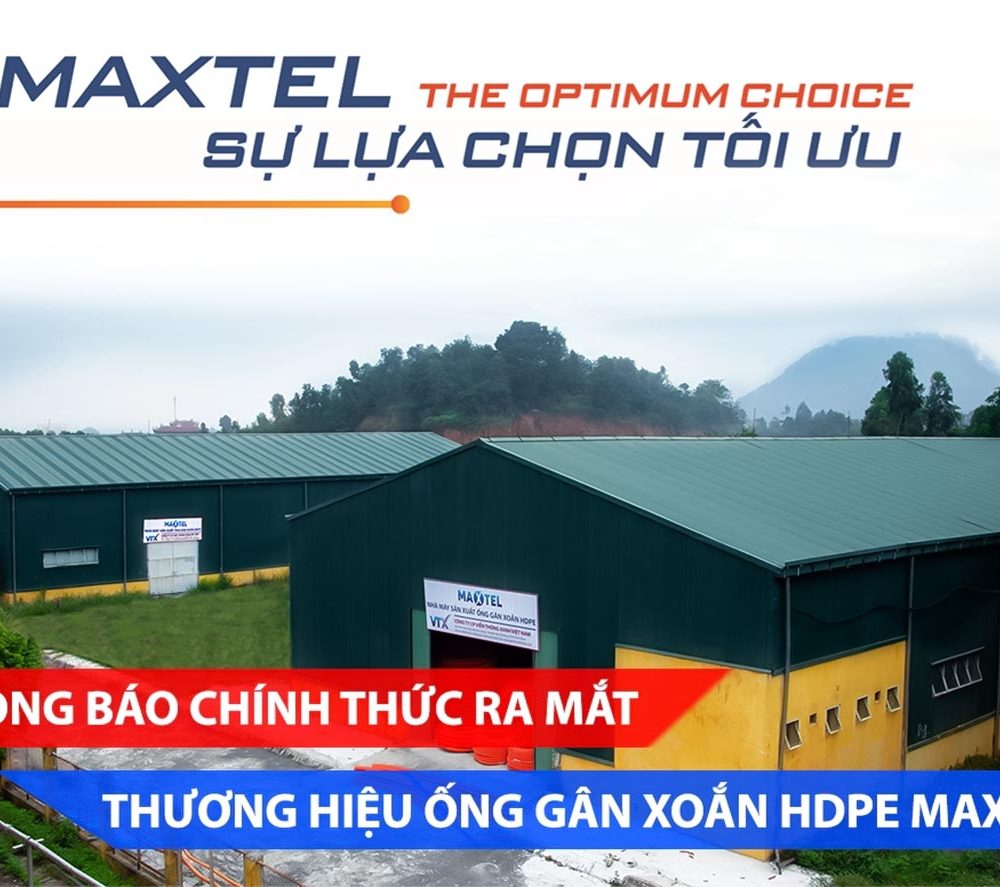 Chính thức ra mắt sản phẩm ống nhựa gân xoắn HDPE MaxtelChính thức ra mắt sản phẩm ống nhựa gân xoắn HDPE Maxtel