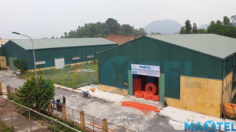 Ống nhựa gân xoắn HDPE MAXTEL