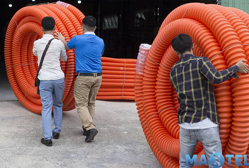 Ống nhựa gân xoắn HDPE MAXTEL_4