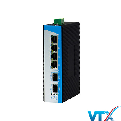 Switch PoE Công Nghiệp Upcom |PN: PIES206-2C-4P