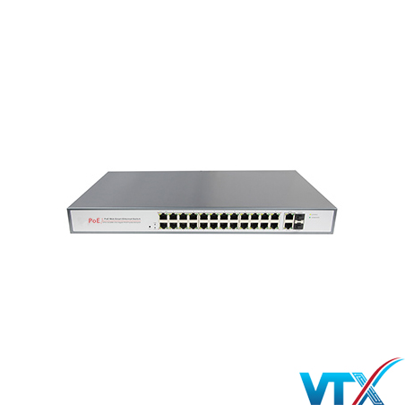 Switch PoE UPCOM PN: ES1026-24P-2C