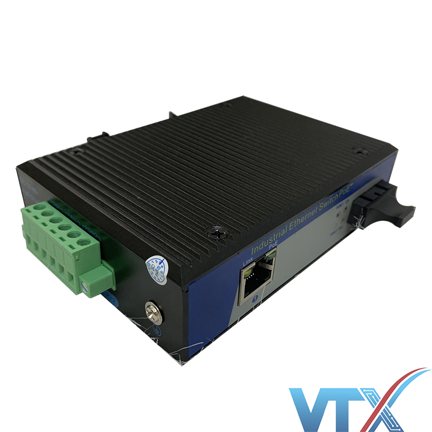 Bộ Chuyển Đổi Media PoE Công Nghiệp |PN: PIMC201-GS