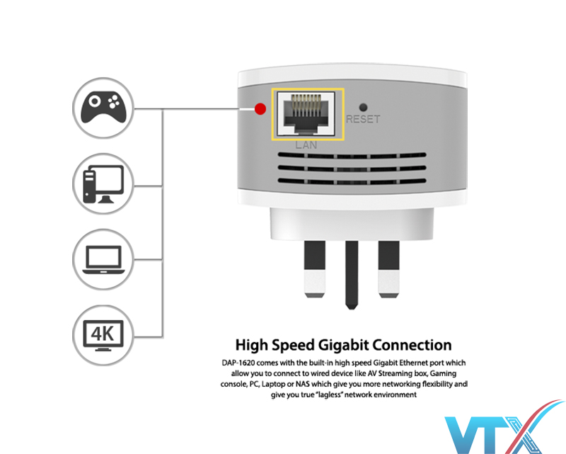 Bộ kích sóng Wifi D-Link DAP-1620