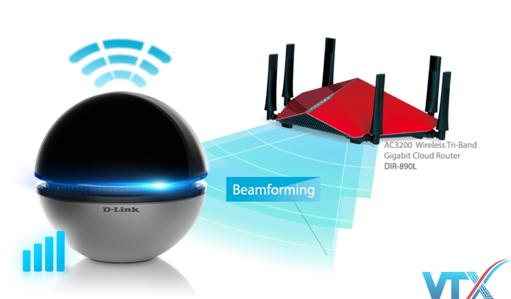 Công nghệ AC SmartBeam cao cấp Thiết bị thu sóng Wi-fi cho Laptop, PC qua cổng USB D-Link DWA-192 cải thiện phạm vi thu sóng bằng cách hướng băng thông trực tiếp tới bộ định tuyến để có phạm vi bao phủ ổn định và rộng hơn. Công nghệ AC SmartBeam cao cấp mang đến khả năng kết nối không dây băng thông tốc độ cao, đồng thời giúp tăng tốc độ và độ bao phủ của hệ thống mạng.