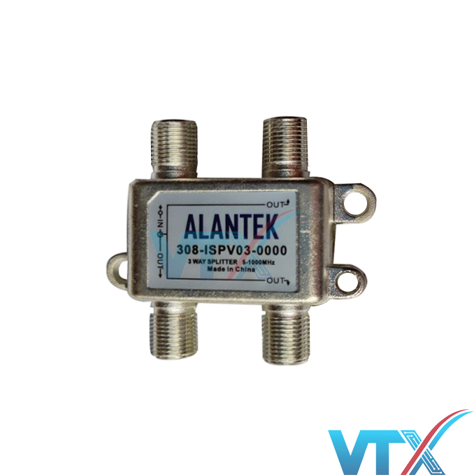 Bộ chia tín hiệu Alantek Spliter 3 way 308-ISPV03-0000