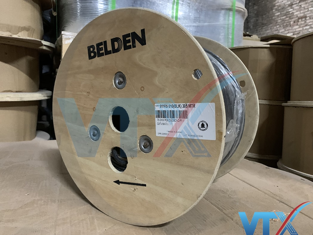 Cáp đồng trục Belden RG6 chính hãng | PN: 9116S