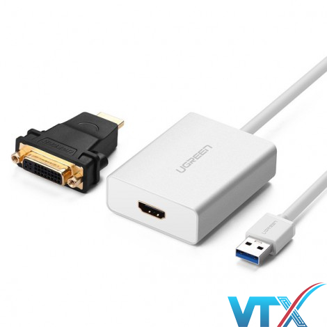 Bộ chuyển đổi USB 3.0 sang HDMI Ugreen PN: 40229