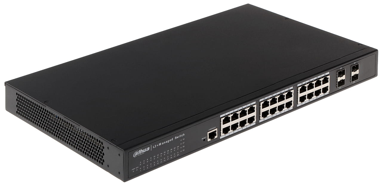 Switch mạng Dahua 24 port Gigabit + 4SFP mã DH-PFS5424-24T