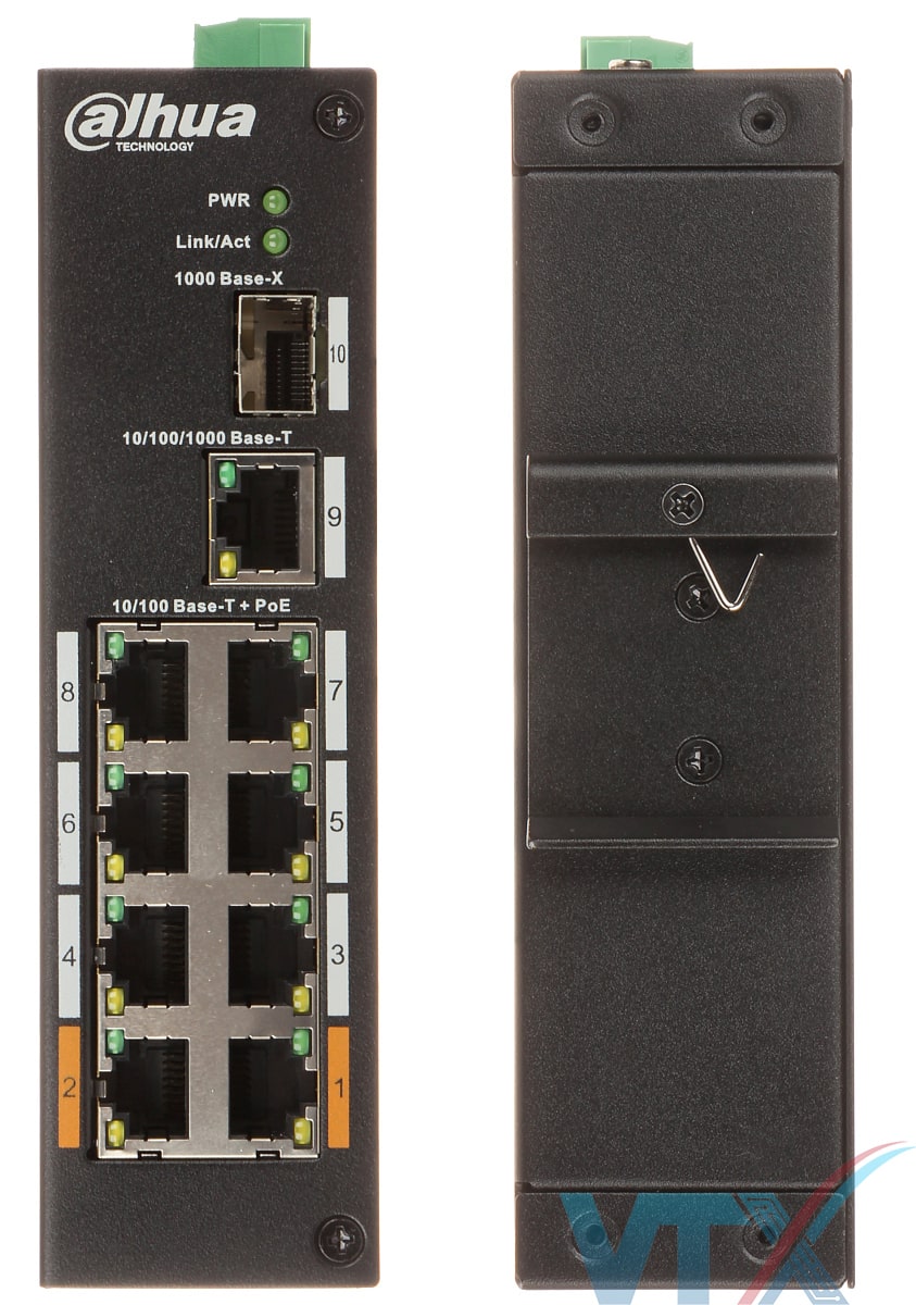 Switch Công nghiệp Dahua 10 port PoE DH-PFS3110-8ET-96
